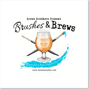 Brushes & Brews Posters and Art